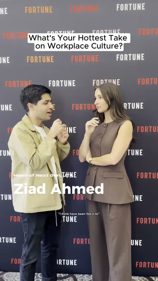 Short clip made for events: an interview at a Fortune event