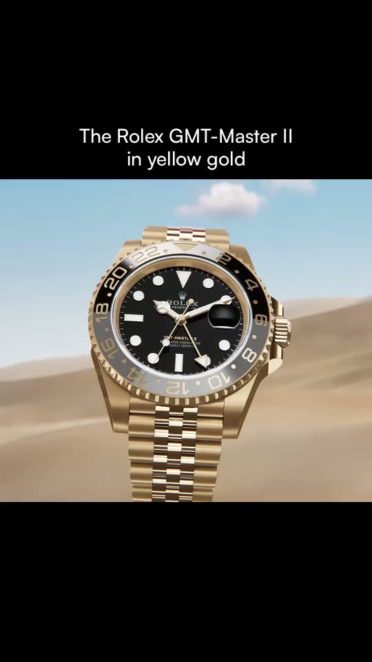 Short clip made for brands: the Rolex GMT-Master II in yellow gold