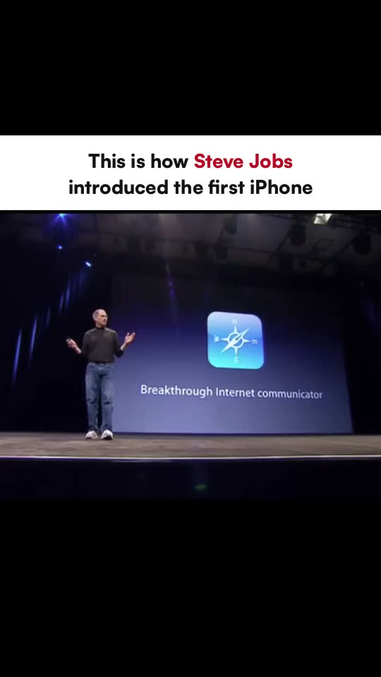 Short clip made for startups: Steve Jobs introducing the first iPhone